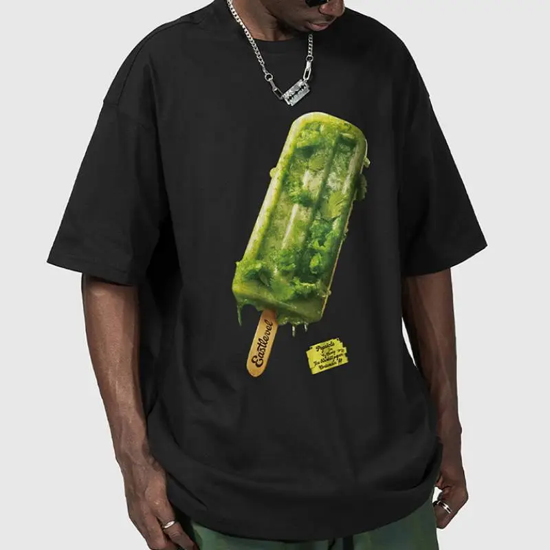 Fashion Hip Hop Niche Short Sleeved T Shirt-2