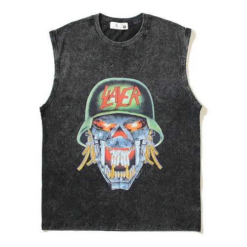 Retro Hip-Hop Sleeveless Vest