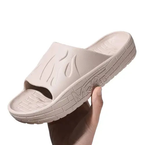 Thick Bottom Indoor And Outdoor One-word Slippers