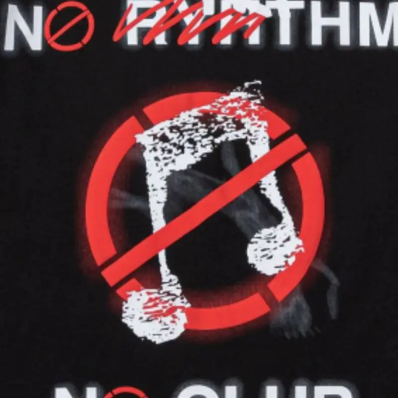Don't Music Print Crewneck Top-5