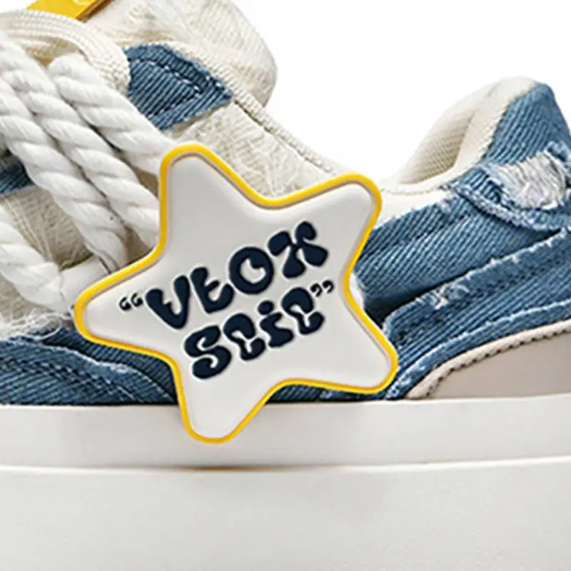 Trend Color Blocking Star Shoes-5