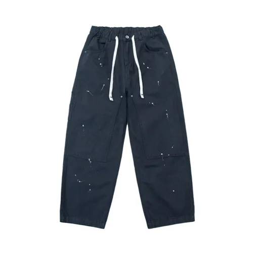 Paint Dot Dye Loose Logging Tooling Pants