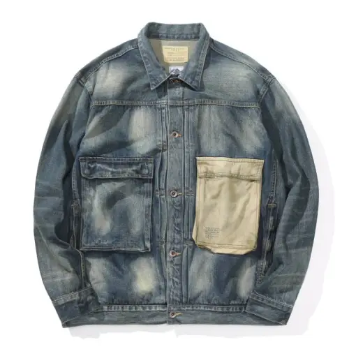 Washed Loose Fit Denim Jacket