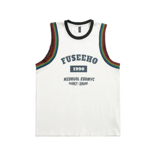 Retro Casual Printed Vest T-Shirt