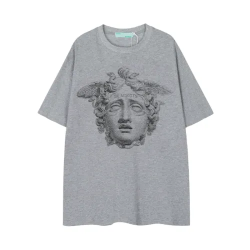 Medusa Direct Injection Printed Short-sleeved T-shirt swag OOTD