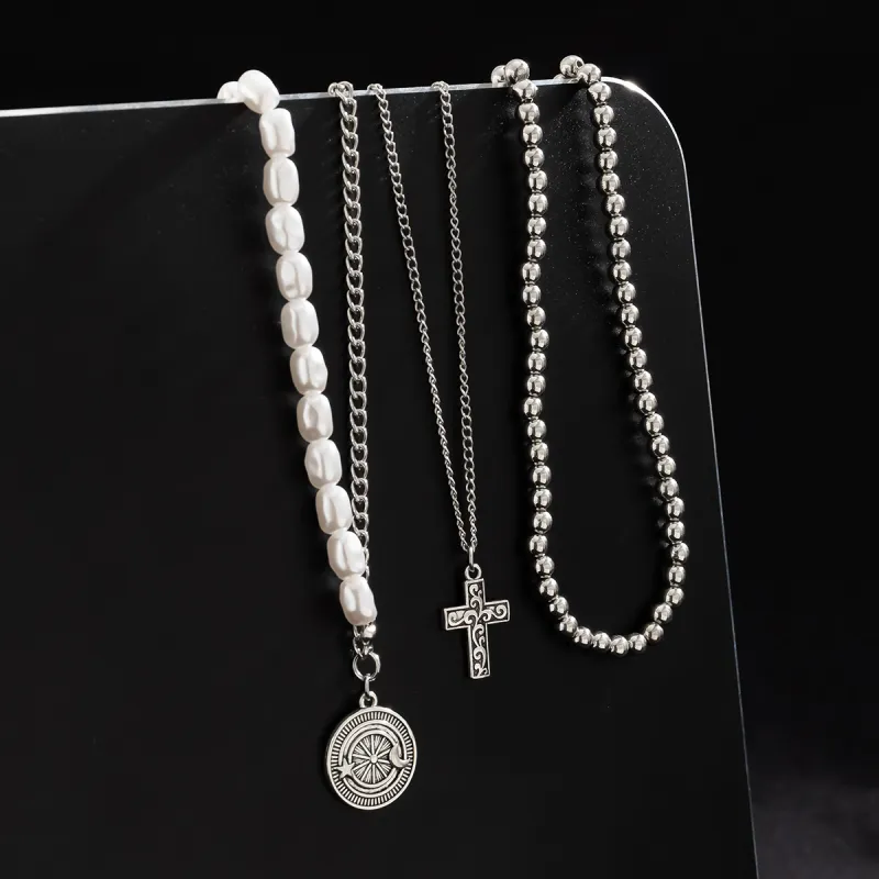 Versatile Round Pearl Necklace-4