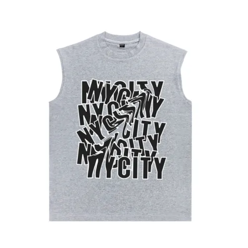 Twisted Messy Print Basketball Vest