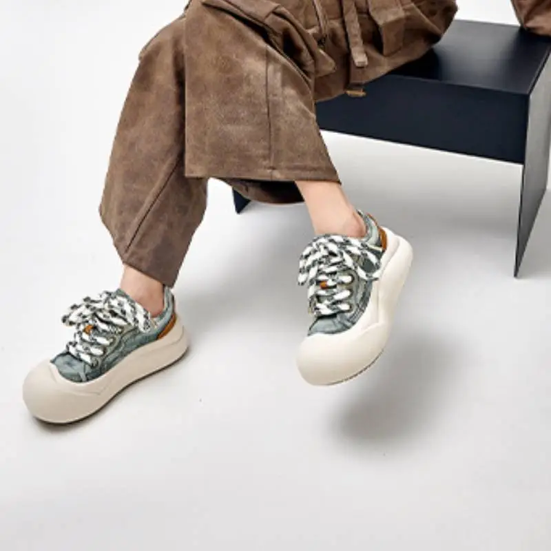 Versatile Thick Soled Canvas Shoes-9