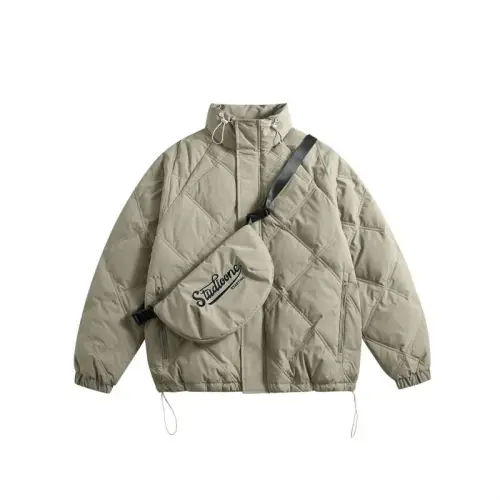 Diamond Pattern 90 White Duck Street Casual Jacket