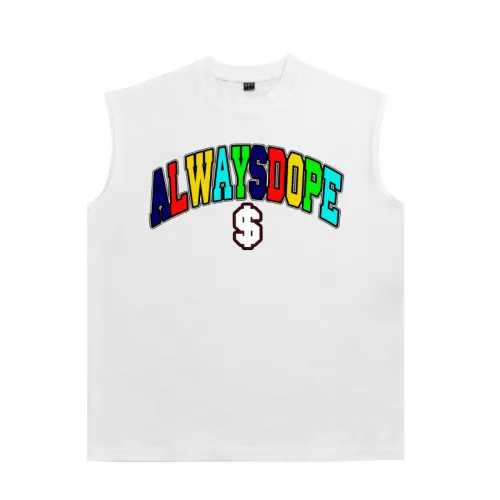 Colorful Letter Print Vest