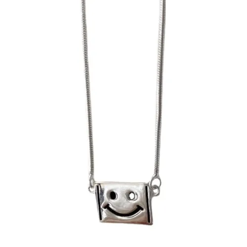 Trendy Smiley Face Necklace