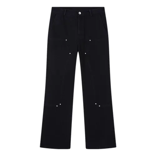 PASET Dipped Functional Straight Black Jeans