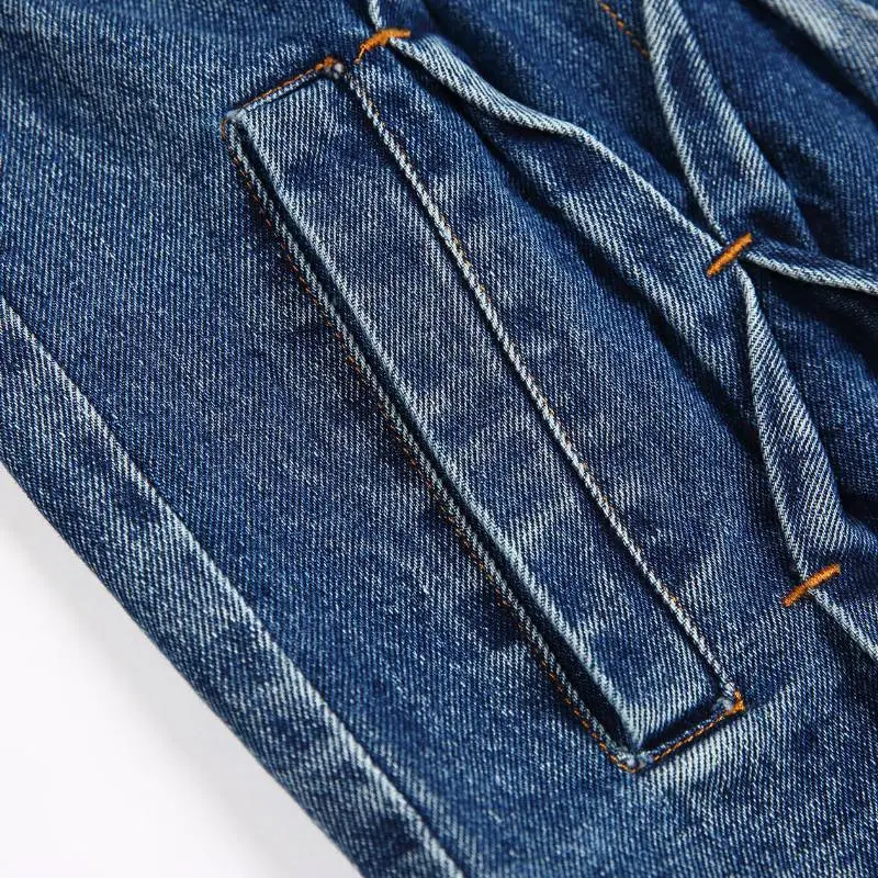 Denim Loose Fashion Retro Jacket-5