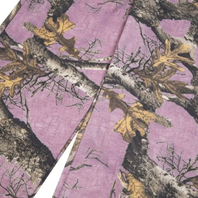 Hip Hop Camouflage Print Wide Leg Pants-4