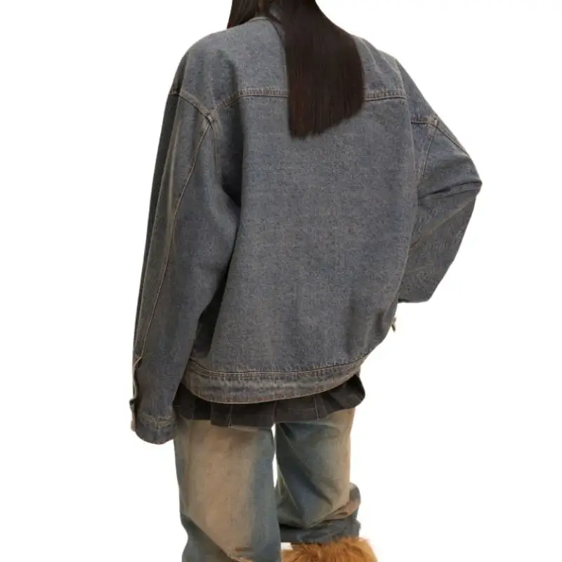 Retro Spice Tooling High Street Denim Jacket-3