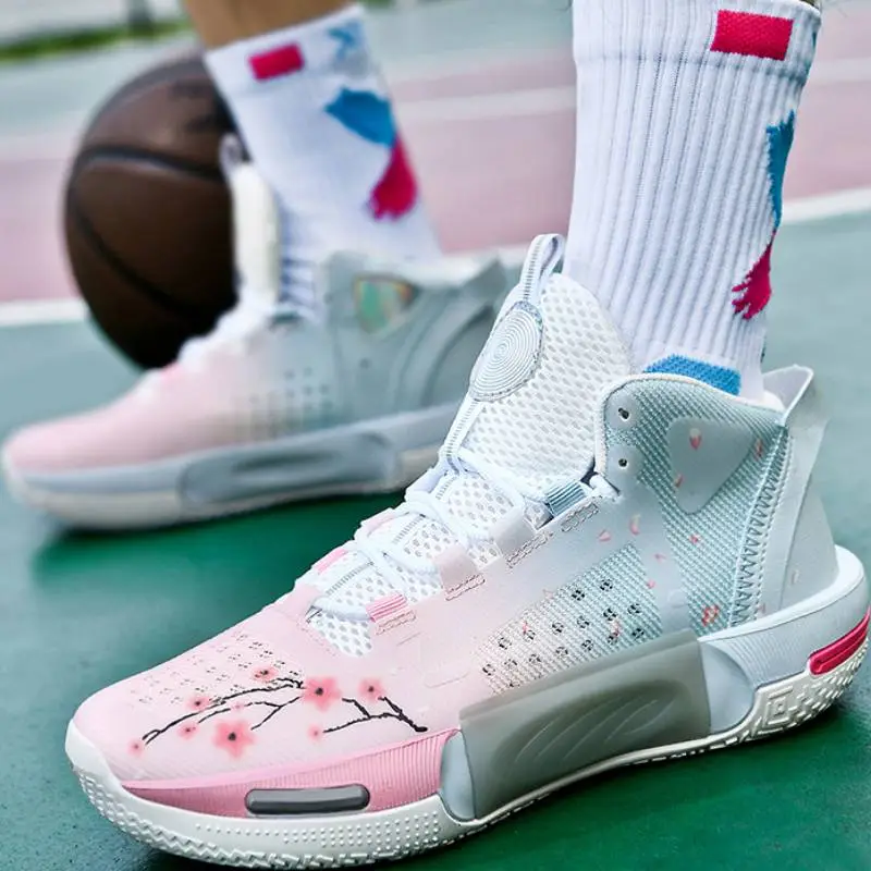 Breathable Hollow Mesh Basketball Shoes-9