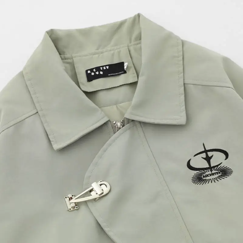 Casual Public Stitching Lapel Coat-2