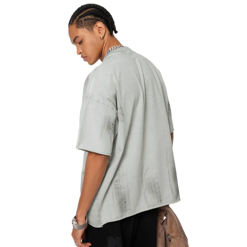 Trendy Wash Vintage T Shirt-5