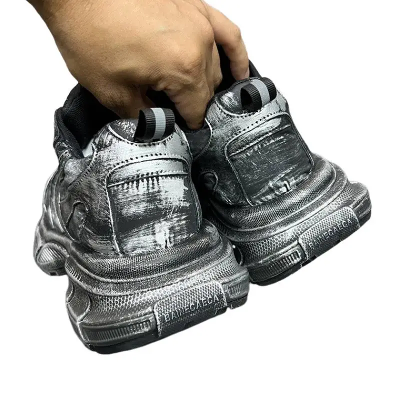 Trendy Thick Soled Sports Shoes-2
