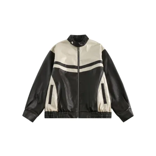 National Fashion Retro Motorcycle PU Leather Jacket