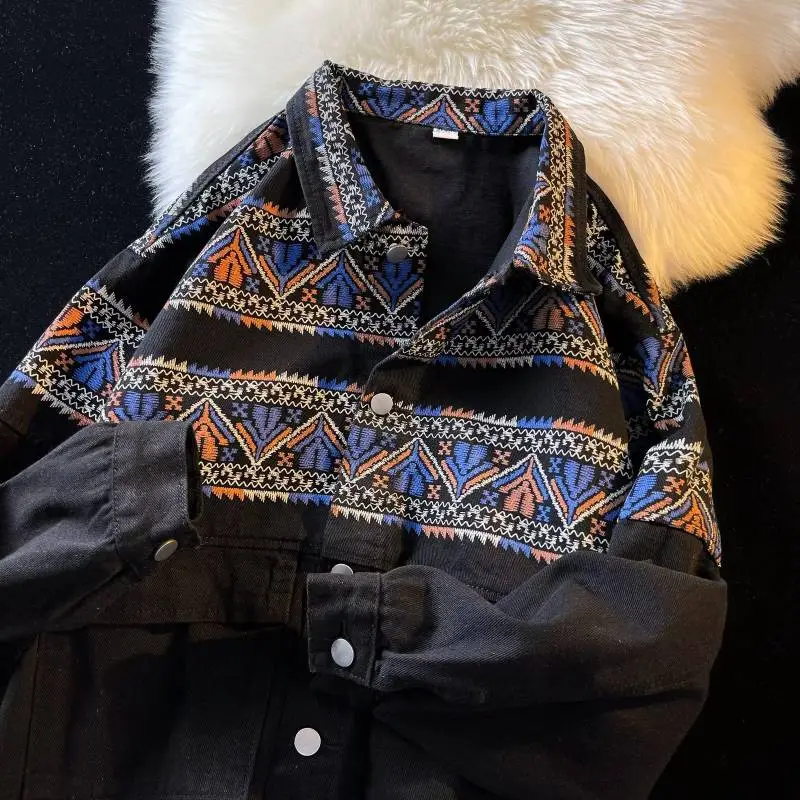 Denim Long Sleeve Jacket-3