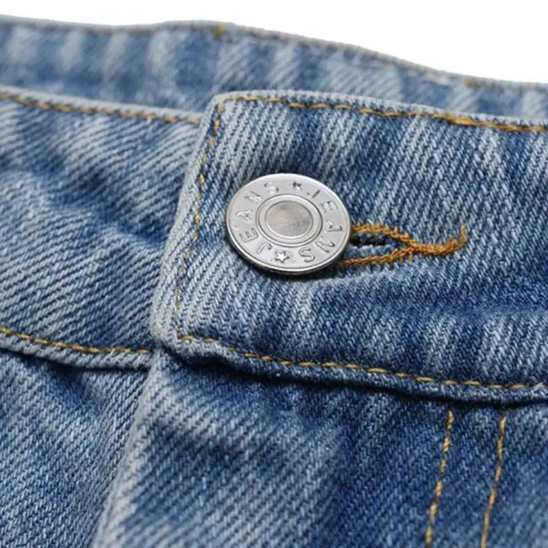 Retro Style Wash Water Jeans With Multiple Pockets-4