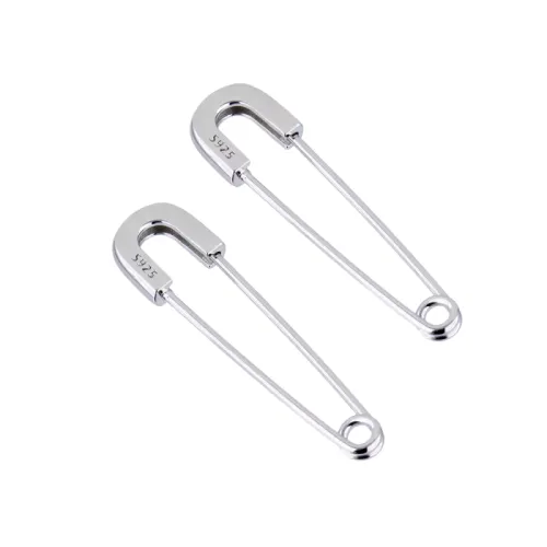 S925 Sterling Silver Pin Clasp Earrings