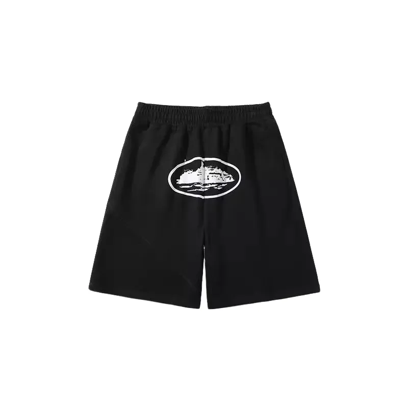 Drawstring Casual Sports Printed Shorts-8
