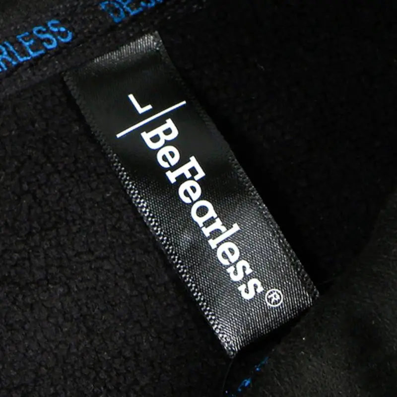 High Street Irregular Zipper Design Reflective Metal Buckle Vertical Collar Pullover Fleece Sweatshirt-3