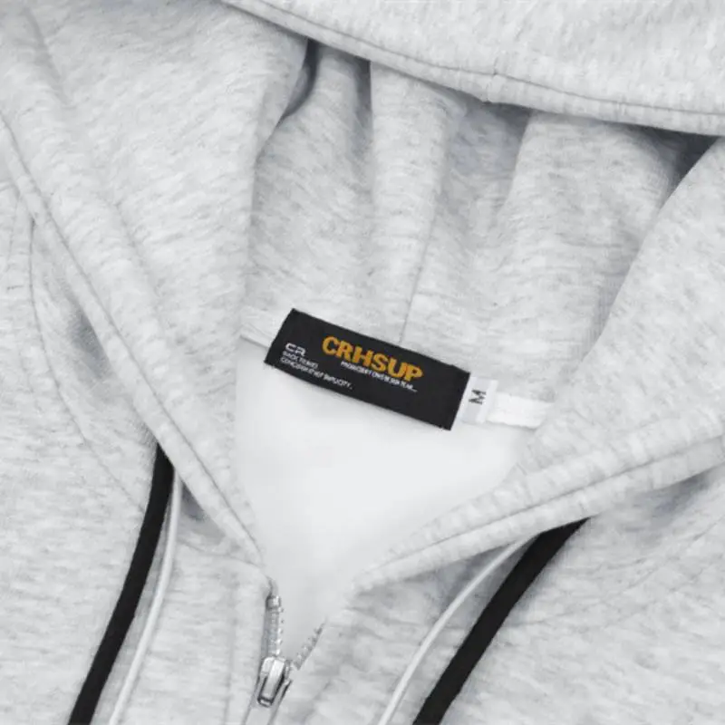 New Arrival Chinese Trendy Simple Five Star Loose Hoodie-3