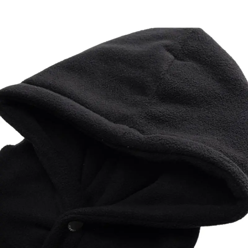 Polar Fleece Letters Embroidered Warm Fleece lined Hoodie-7