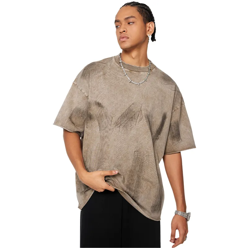 Trendy Wash Vintage T Shirt-20