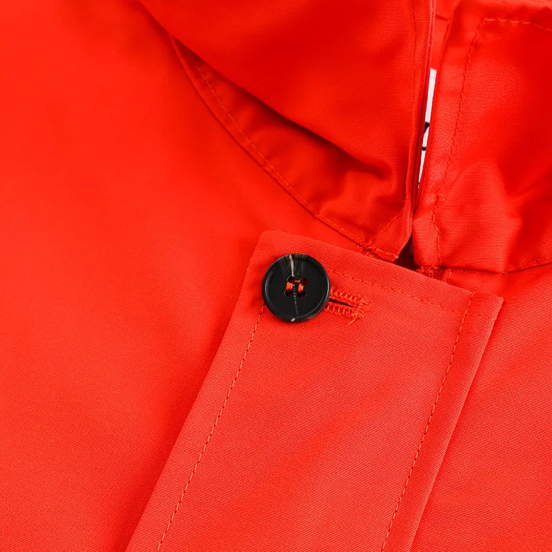 Retro Functional Frock Laps Large Pocket Button Jacket-7