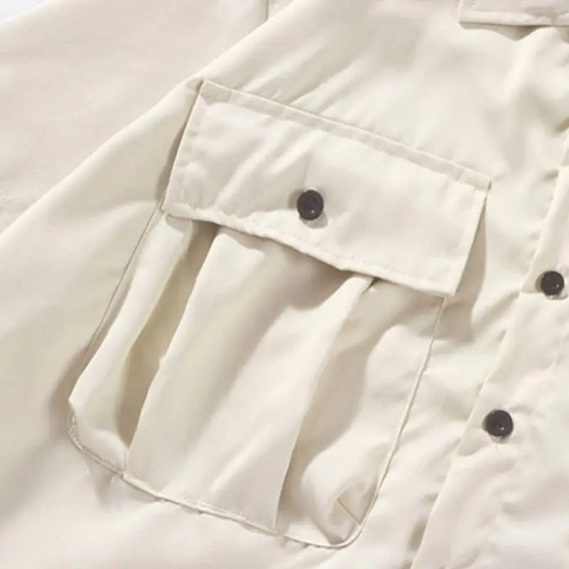 Trendy Retro Casual Versatile Short Sleeved Shirt-2