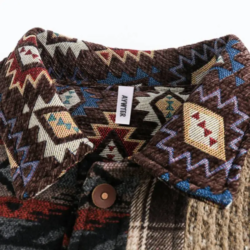 New Arrival Vintage Stitching Ethnic Style Jacket-2