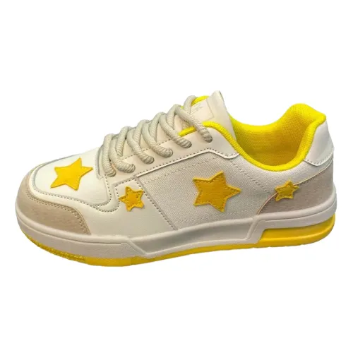 Yellow Five-Pointed Star Training Sports Shoes