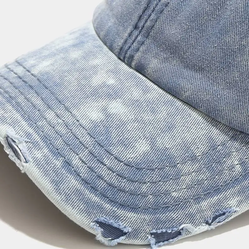 Washed Baseball Cap Curved Eaves-8