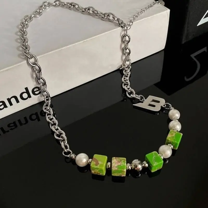 New Pearl Stitching Necklace-4