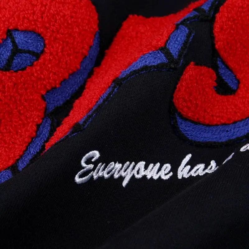 Embroidered Loose Hoodie-6
