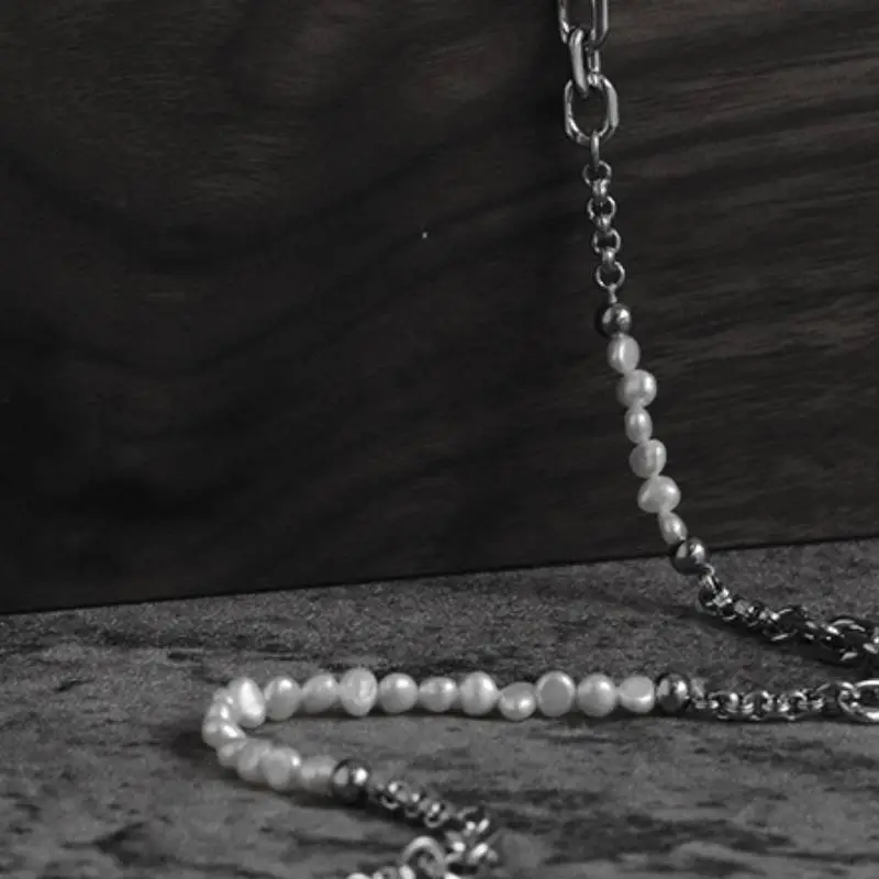 Trendy Baroque Pearl Necklace-3