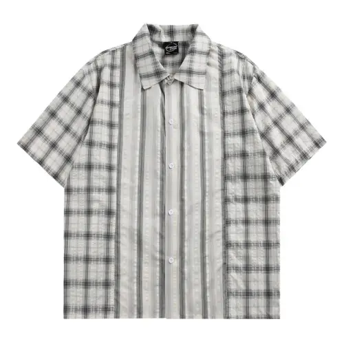 Retro Simple Plaid Pattern Shirt