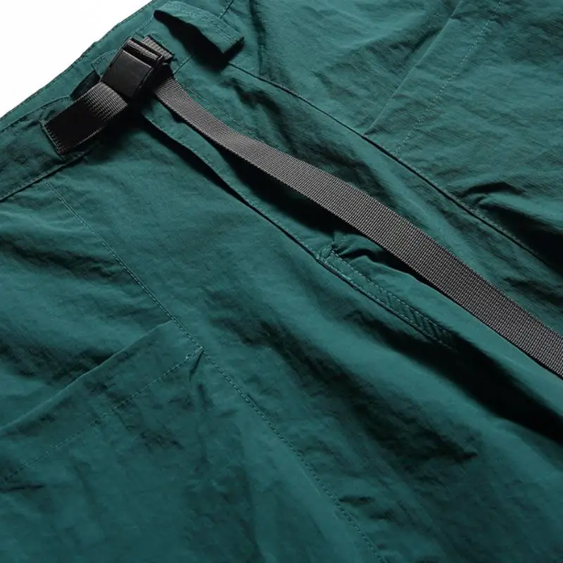 Retro inspired Functional Design Pleated Drawstring Paratrooper Pants-5