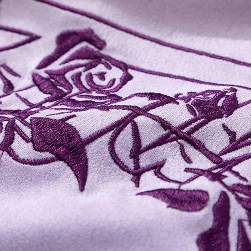 High Street Embroidered Flower Hooded Sweatshirt-4