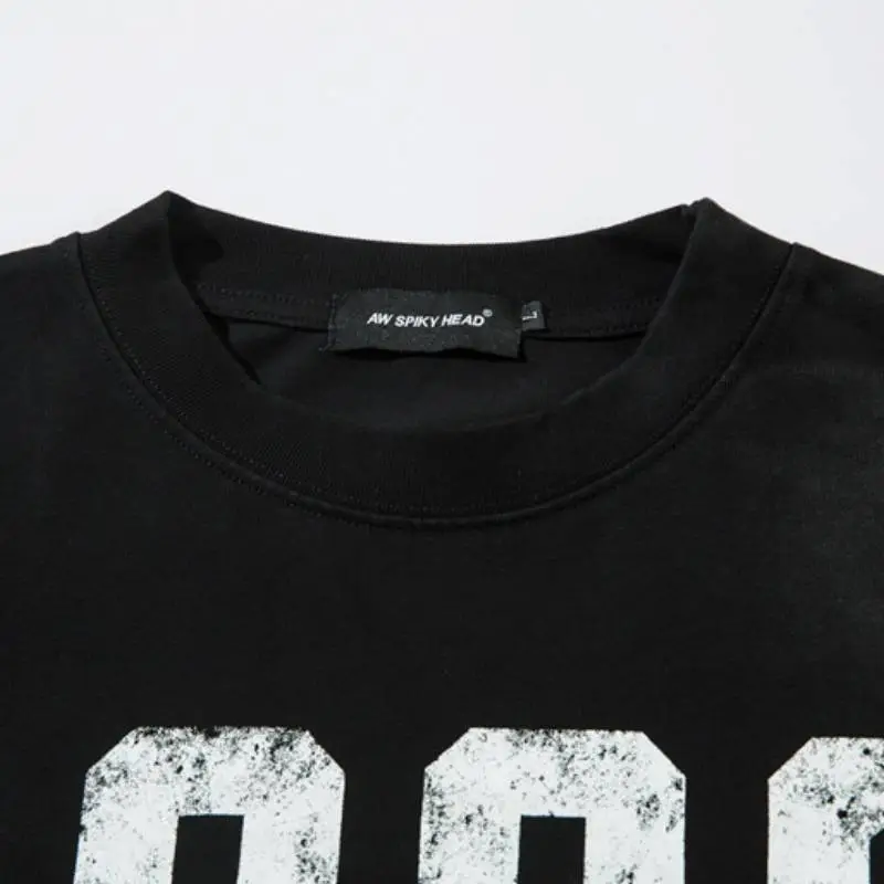 Retro Fake Two piece Long Sleeve T shirt-2