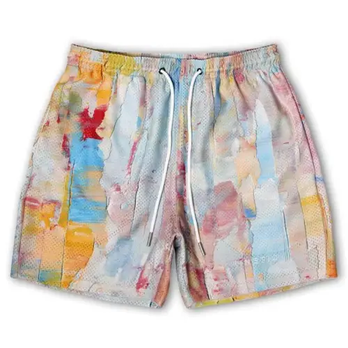 Quick-drying Trendy Print Sports Shorts