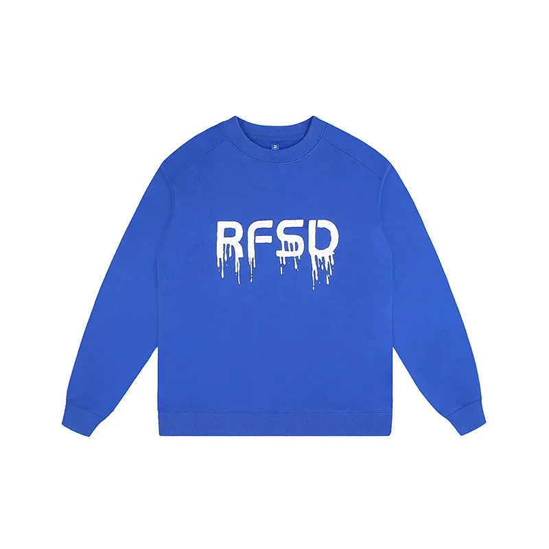 Three dimensional Pulp Letter Printing Crewneck Sweatshirt-4