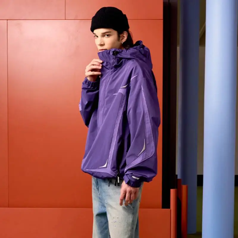 Solid Color New Arrival Loose Charge Jacket-5