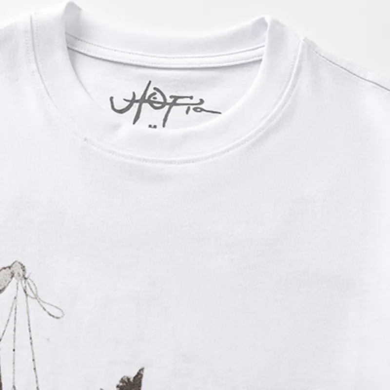 Gothic Lion Print Short Sleeved T Shirt-3