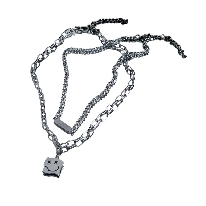 New Smiley Face Necklace-1