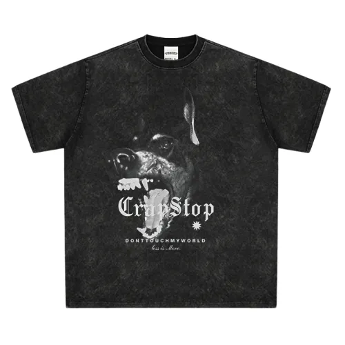 Doberman Print Trendy T-Shirt